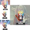 Premium Plastic Diy Poison Ivy Catwoman Quinn Two-face Building Blocks Toy Set