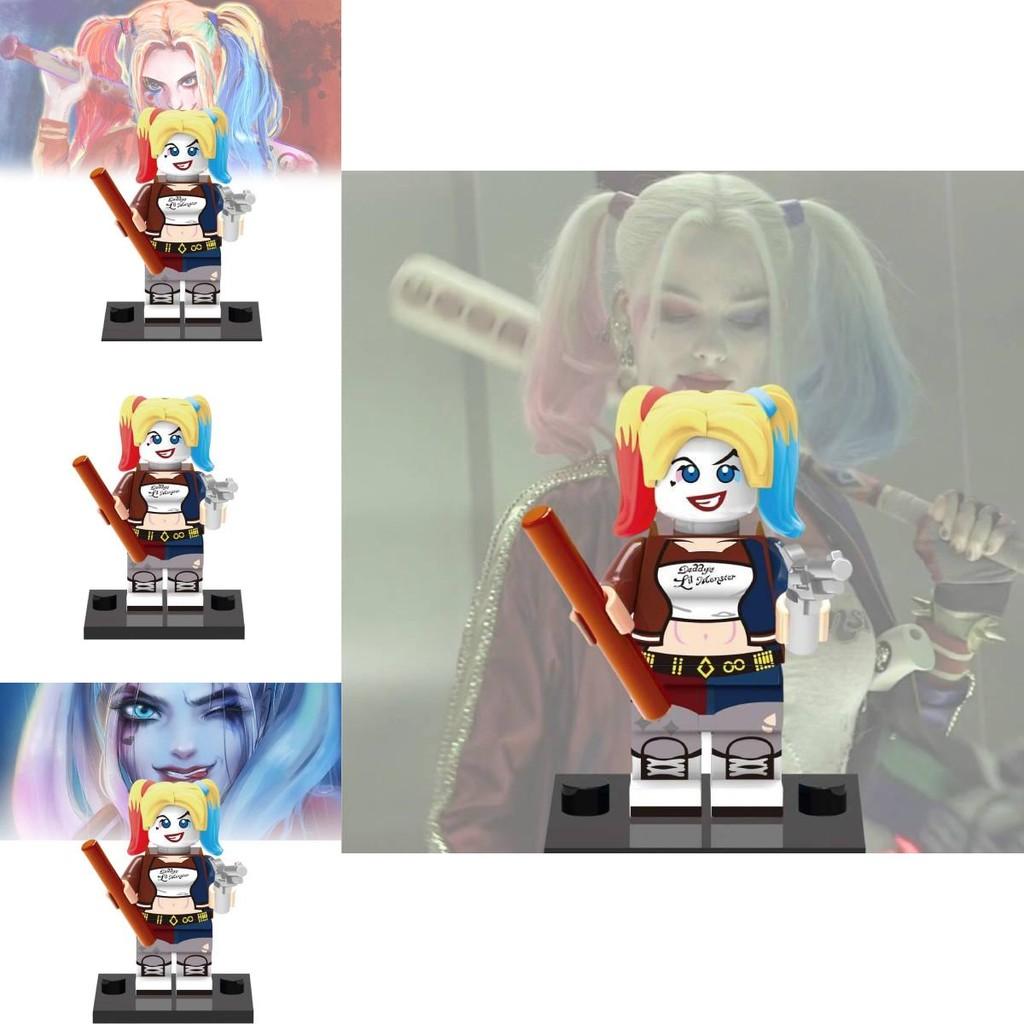 Premium Plastic Diy Poison Ivy Catwoman Quinn Two-face Building Blocks Toy Set