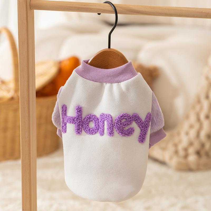 

Cat Clothing Autumn Winter Kitten Puppy Towel Embroidered Two-legged Sweater Small and Medium Dog Dog Pet Teddy Dog Clothes XL (recommended weight 11-7.5 kg)