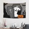 Halloween Trick Or Treat Print Tapestry Wall Hanging Blanket Tapestry Home Decor Items Wall Decorations