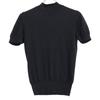 HERMES Cashmerex Silk Short Sleeve Knit Sweater/ tops 38 blackUsed