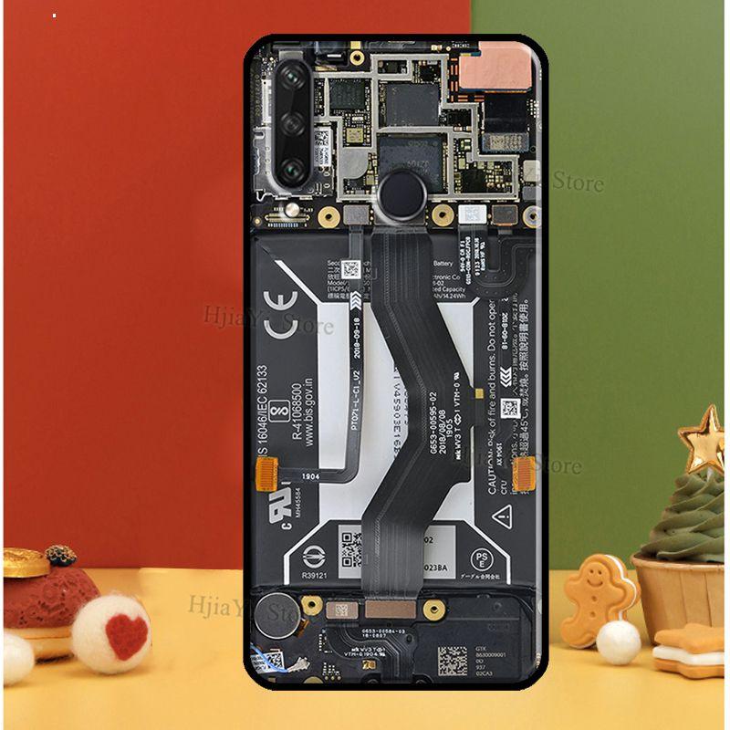Motherboard Circuit Board For Huawei Y5P Y6P Y7A 2020 Y3 II Y5 Y6 Y9 Y7 Prime 2018 2017 2019 Nova 3i 5T Phone Case