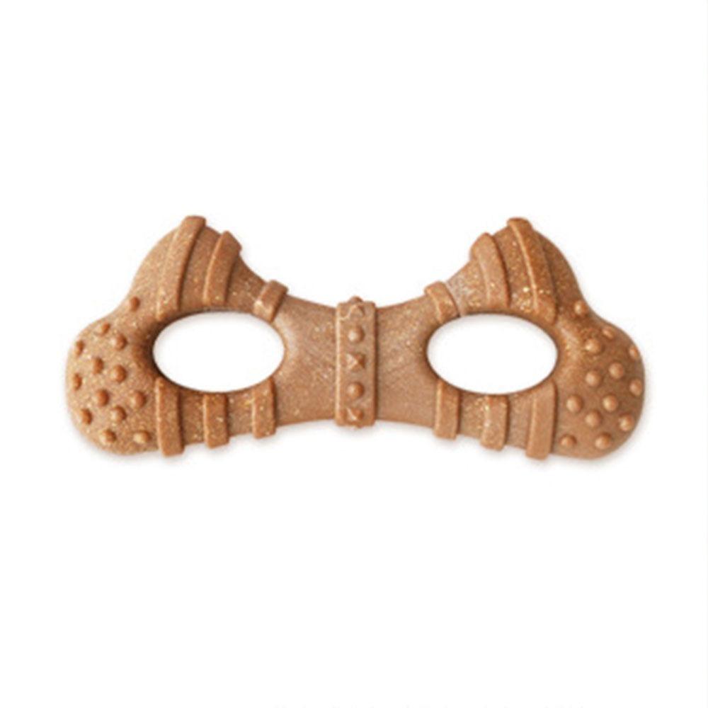 Bone-Like Shape Dog Teething Toy Natural Non-Toxic Imitation Bone Dog Toy Small Dogs