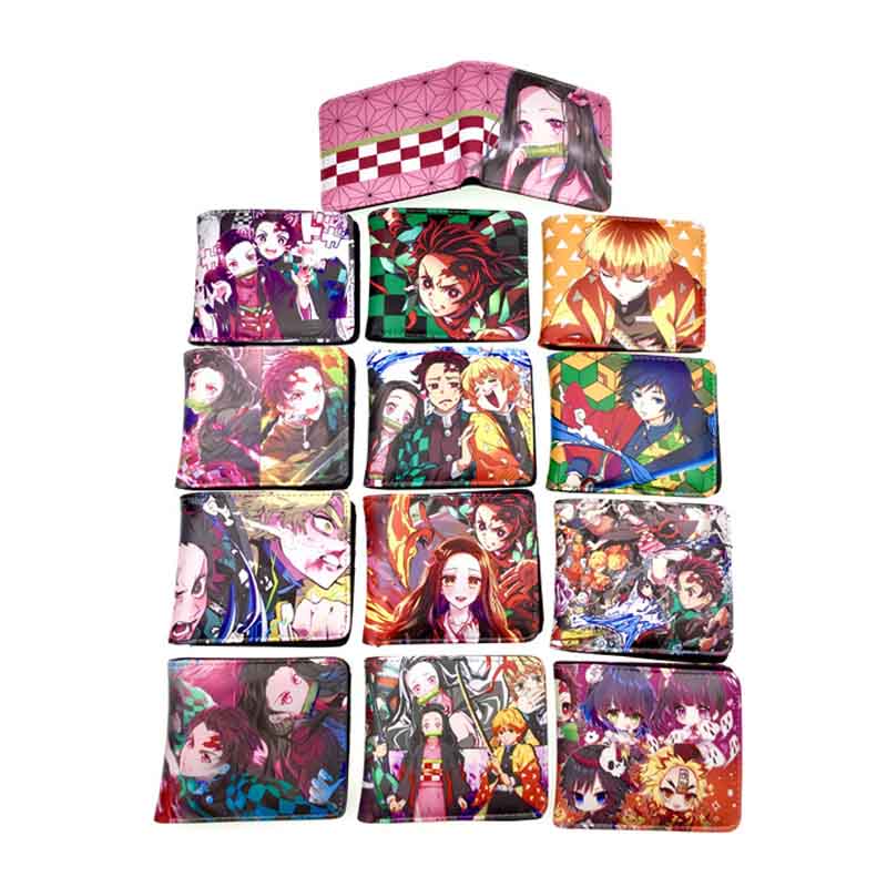 Krátká peněženka Kimetsu No Yaiba Tanjiro Kamado s kapsičkou na mince