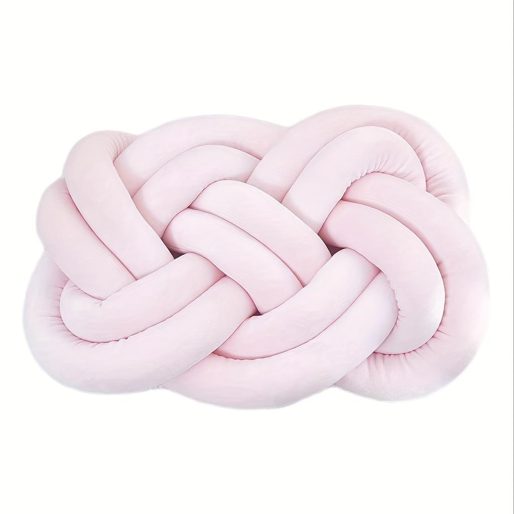 1pc Knotted Throw Pillow, Sofa Backrest Cushion Pillows, Decorative Knotted Pillows, for Bed Sofa Bedroom Home Decor