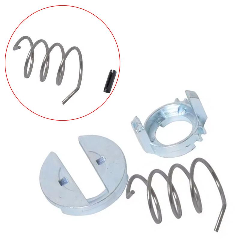 Front Left Right Door Lock Cylinder Repair Kit for BMW X3 E83 2004-2010 X5 E53 2000-2006 51217035421 Zinc Alloy