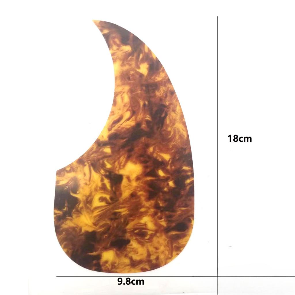 41-Inch Guitar Guard Folk Classical Acoustic Guitar Panel Anti-scratch Sticker Self-adhesive Protective Plate Tortoise Shell Color