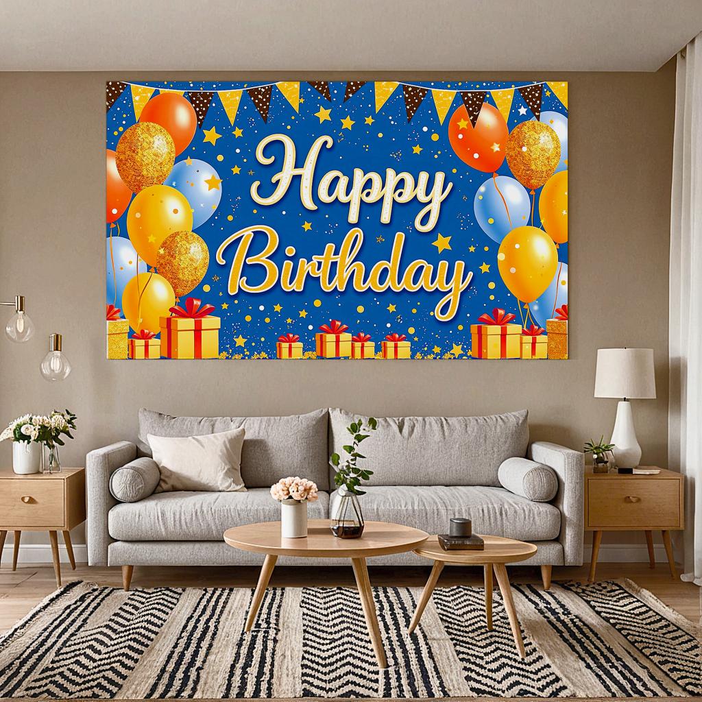 Decorative Banner Birthday Decoration Festive Decoration Birthday Sign For Kids Party Birthday Gift Holiday Decoration
