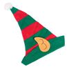 46x36cm Santa Hat Green Adult Women Hat With Elf Ears Soft Non-Woven Christmas Ornament Home Party Costume Accessories