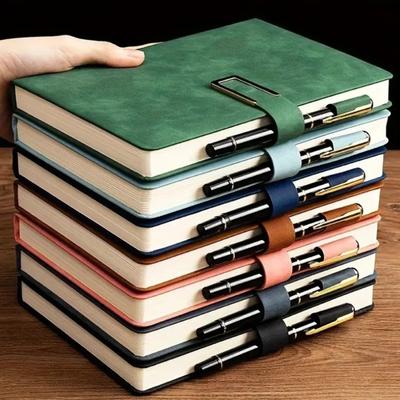 Soft Cover A5 Notebook A5 Size Loose-Leaf Book Vintage Leather Notebook