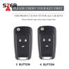 Tpu Style Car Flip Key Case Cover Shell Fob For Chevrolet Cruze Aveo Camaro Epica Lova Sail Spark Opel Astra Corsa 3/4 Buttons