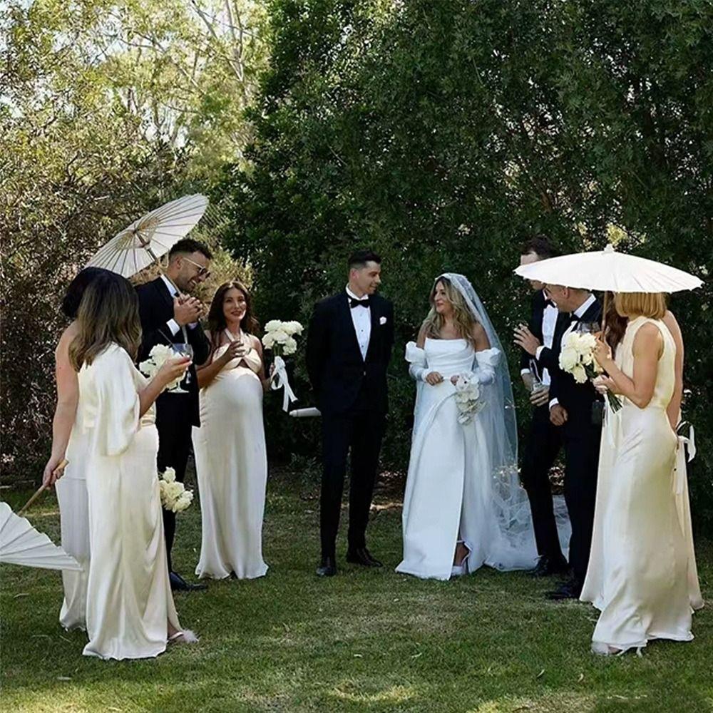 22/28/40/52cm Oil Paper Umbrella White Color Vintage Style Paper Umbrella Original Handmade Creative Design Handmade Umbrella