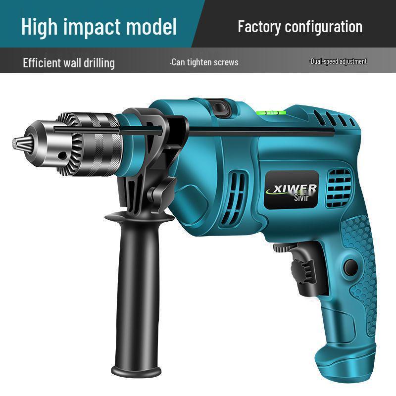 Household Electric Hammer Drill Set: Handheld Wall Drilling Tools