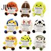 Hand Woven Doll with Encouraging Words Knitted Positive Sports Ball Plush, Emotional Support Motivational Card Encouragement Card, Cute Desktop Mascot