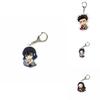 Fesselnder Demon Slayer Anime Cartoon Charakter Acryl Schlüsselanhänger Taschenanhänger Zubehör Perfektes Geschenk