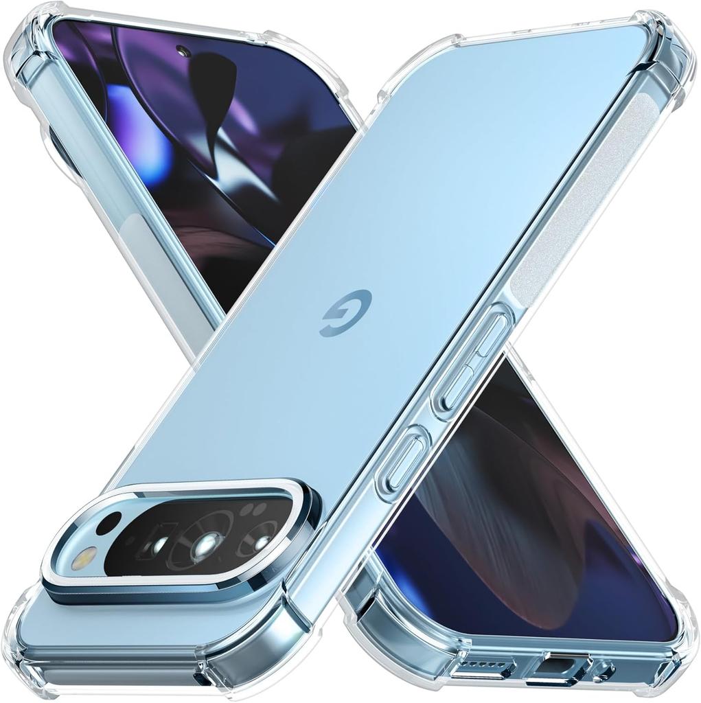 Shockproof Airbag Transparent TPU Case for Google Pixel 9A 9 Pro XL 8A 8 Protective Cover Shell Capa Fundas Coque