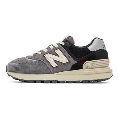 574 Legacy Spor Konforu Düşük Üst Koşu Ayakkabısı Unisex Spor Ayakkabı Siyah Gri U574LGGE