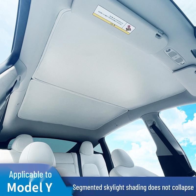 Tesla Model Y/3 Front Windshield Six-Layer Sunshade: Enhanced Heat Insulation & Sun Protection Accessories