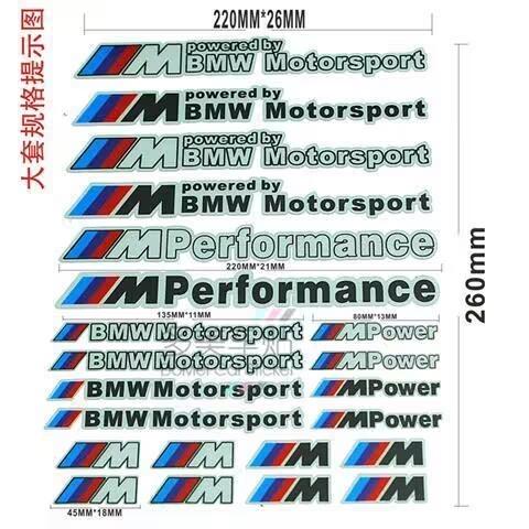 FA8Helmet Body Motorcycle Personalized Creative Reflective Sticker For BMW M 1 3 4 5 6 7 Series X1 X3 X4 X5 G20 G38 F48 E36 Accesso