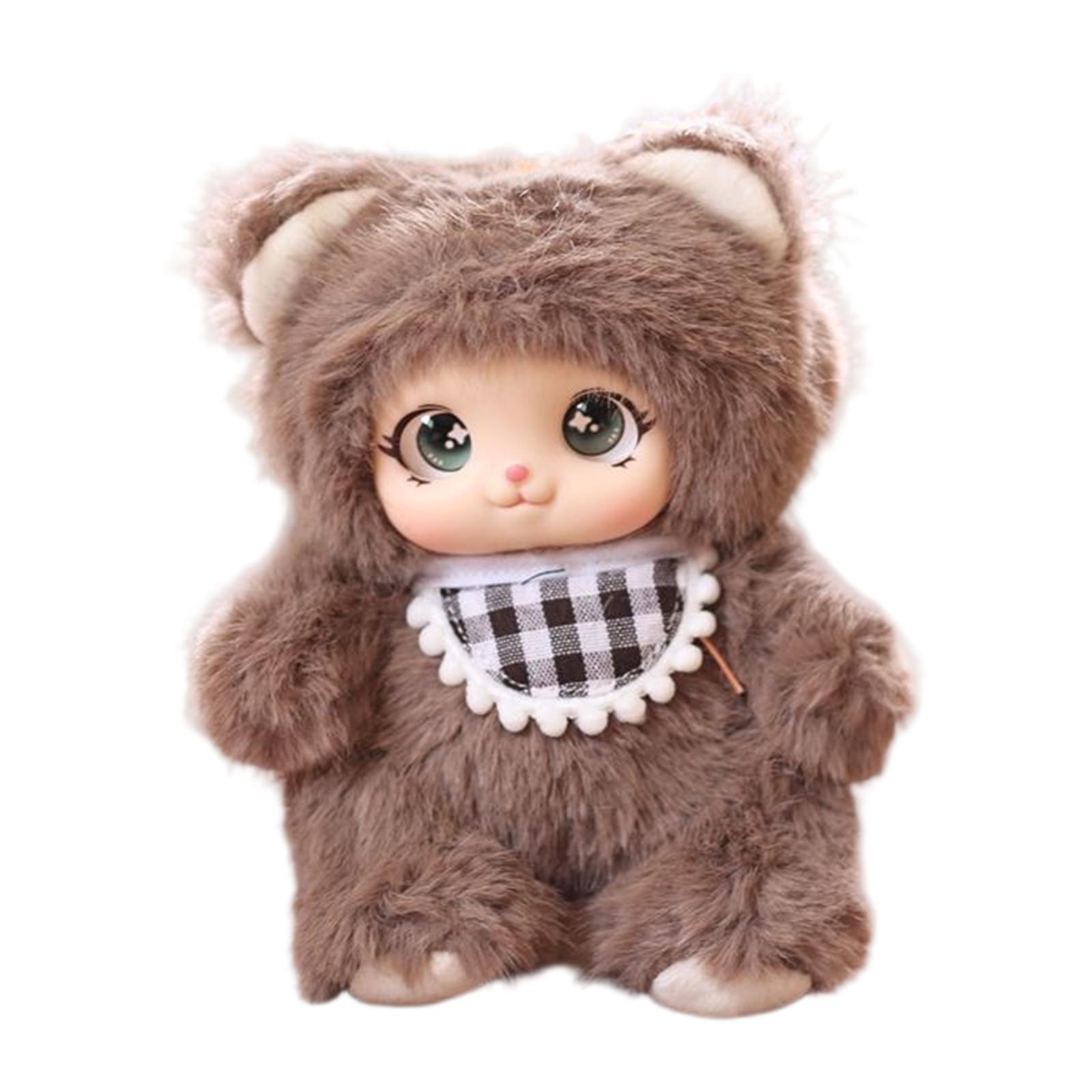 

Cute Vinyl Animal Plush Doll Kawaii Doll Pendant Plush Toy Stuffed Toys Keychain Couple Ornaments Birthday Gifts For Girls One Size кавовий