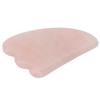 Scrapping Plate Highly Polished Translucent Pink Crystal Comfortable Grip Gua Sha Board for Massage Shop