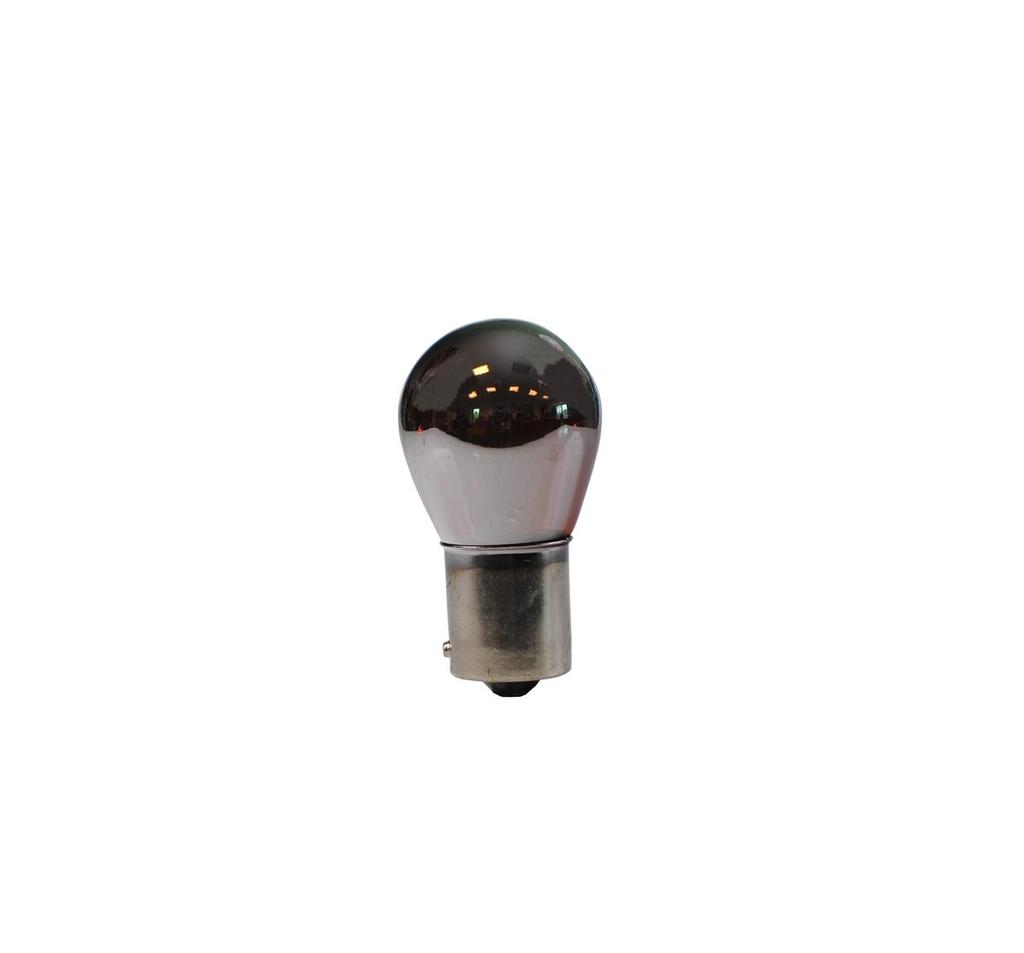 CHROME 21W PY21W orange turn signal bulbs BAU15S 2 pcs