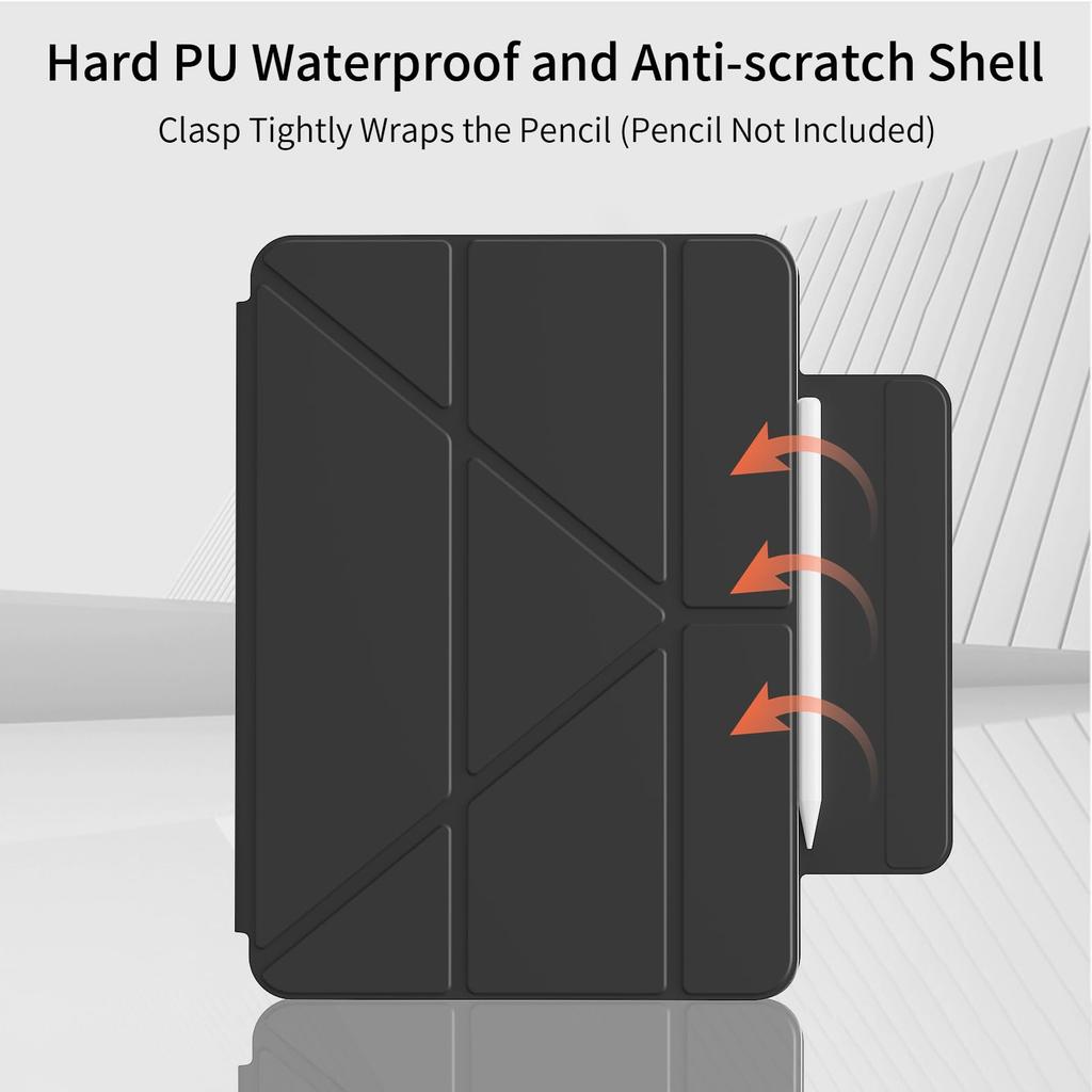 for iPad Pro11 Pro13 Case M5 M4 Air11 M4 M3 Powerful Magnetic Attachment Slim Y-fold Stand Case for iPad 10th 11th