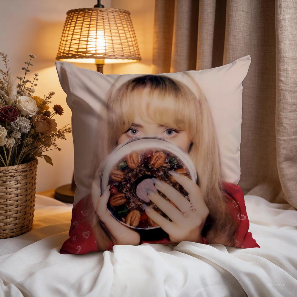 s-Sabrina Carpenters Singer Cushion Cover Premium Comfort Reversible Pillow Cove -Two In One Design for Any Room & Car Interior