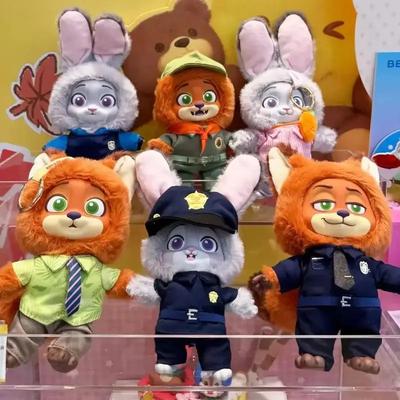 Originální plyšové hračky Zootopia2 Králík Judy Lišák Nick Ovce Tajemný starosta Figurka Anime Hračky Sbírka Vánoční dárky