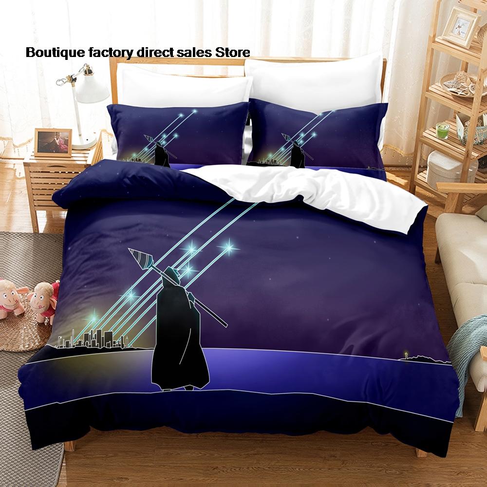 3D Printed Gurren Lagann Anime Bedding Set Duvet Cover Pillowcase For Fans Bedroom Decor Twin Full Queen King Size Bed Linen