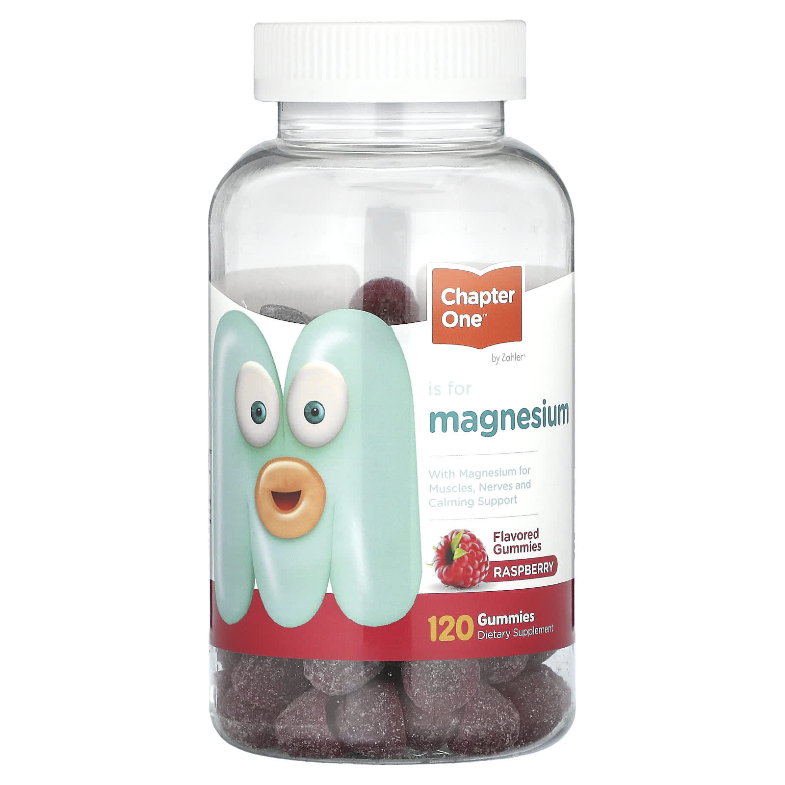 

Chapter One, magnesium gummies, raspberry, 120 gummies