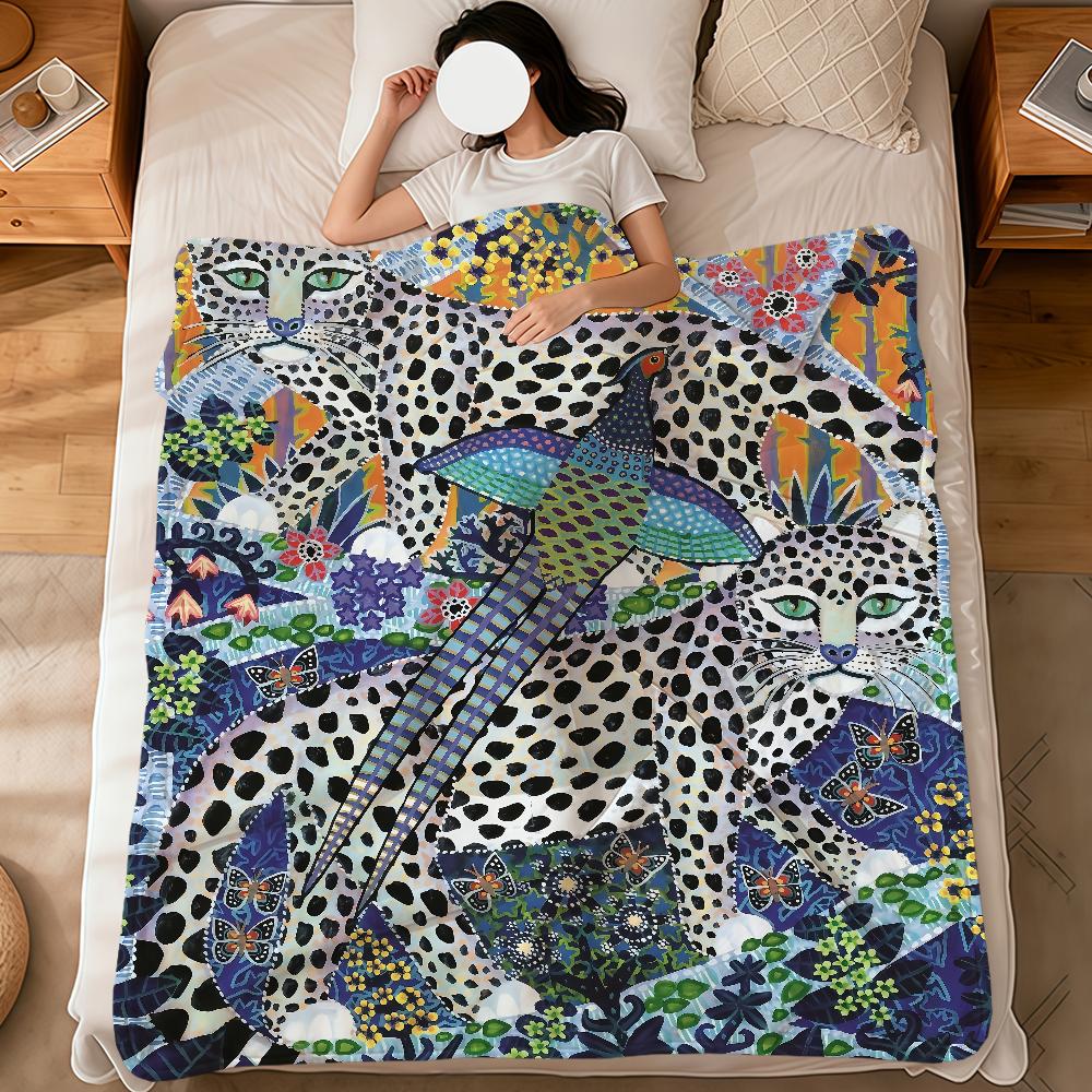 Mode Kunst Vintage K-Knud Grothe Kunst Weiche Warme Plüschdecke Schlafsaal Sofa Wohnzimmer Haustier Zuhause Schlafzimmer Geschenk Nickerchen Zuhause Flanell