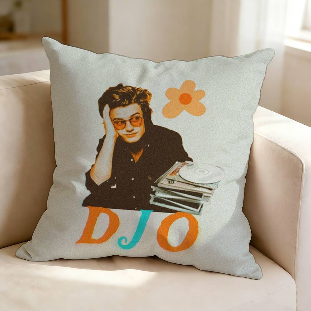 Actor DJO J-Joe K-Keery-y Square Double-Sided printed Pillow Case Bedroom Bedside Pillow Sofa Cushion Cover