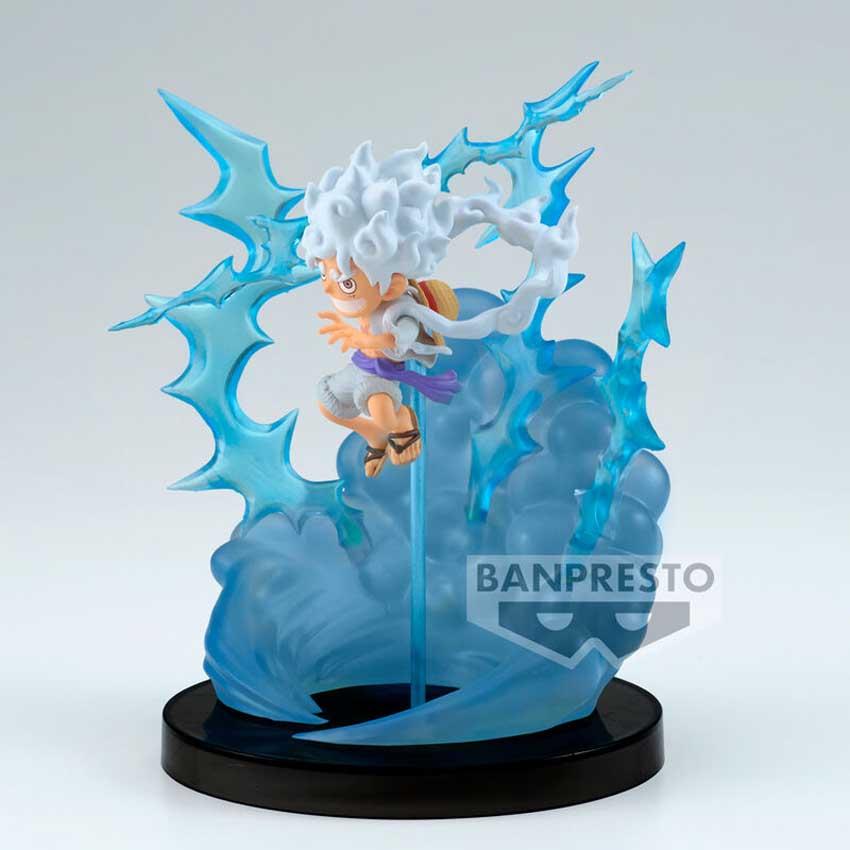 Banpresto Monkey D. Luffy Gear 5 Action Figure 6 cm multicolore