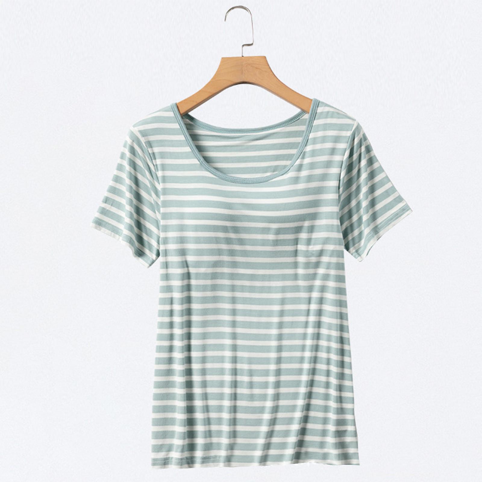 

Женское летнее полосатое свободное пляжное повседневное платье-жилет с круглым вырезом, элегантная рубашка с коротким рукавом L зелёный