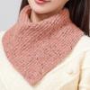 Triangle High Neck Collar Women Knitted Fake Collar Scarf Warm Turtleneck Neck Warmer Detachable Winter Windproof False Scarf