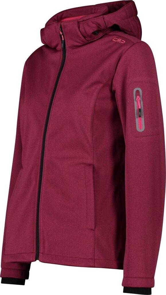 Куртка CMP Softshell Jacket Zip Hood Women (39A5006M) Женская куртка из софтшелла меланж (39A5006M) анемон/мел.