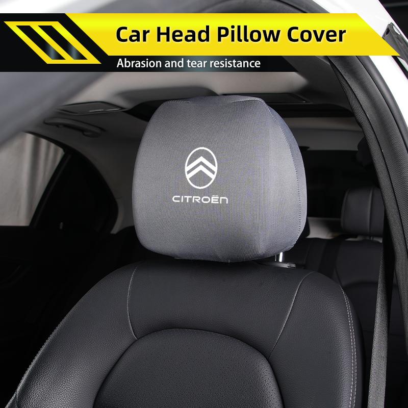 Car Headrest Cover Soft Seat Headrest Cover Car Headrest Cover Dustproof Cover For Citroen C4 C3 C5 C1 Berlingo Celysee Picasso