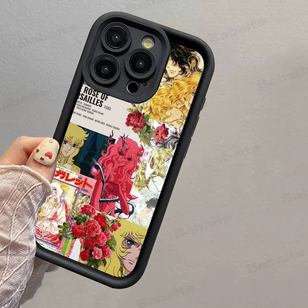 

Classic Anime The Rose Of Versailles Phone Case For IPhone 17 16 15 14 13 12 11 Pro Max Mini Plus Soft TPU Back Cover iPhone 12