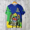 3D Printing Tanzania Emblem T Shirt The United RepublicOf Tanzania Flag Graphic Tee Shirts Men Fashion Short Sleeves T-shirts