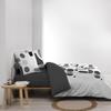 Housse Couette + 2 Taies 220 X 240 Cm Chilipop Noir