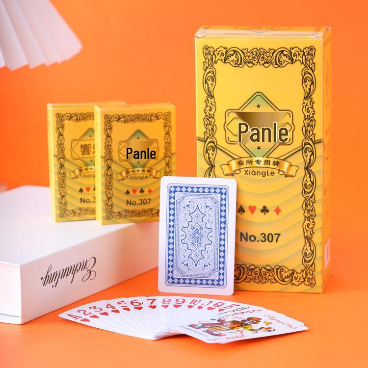 Xiang Yue High-End Poker Cards - Durable, Thickened Paper, Pack of 10 for Entertainment Clubs