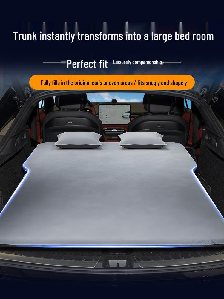 Jike 007GT Car Mattress: Auto Inflatable Sleeping Mat for Trunk & Rear Seat