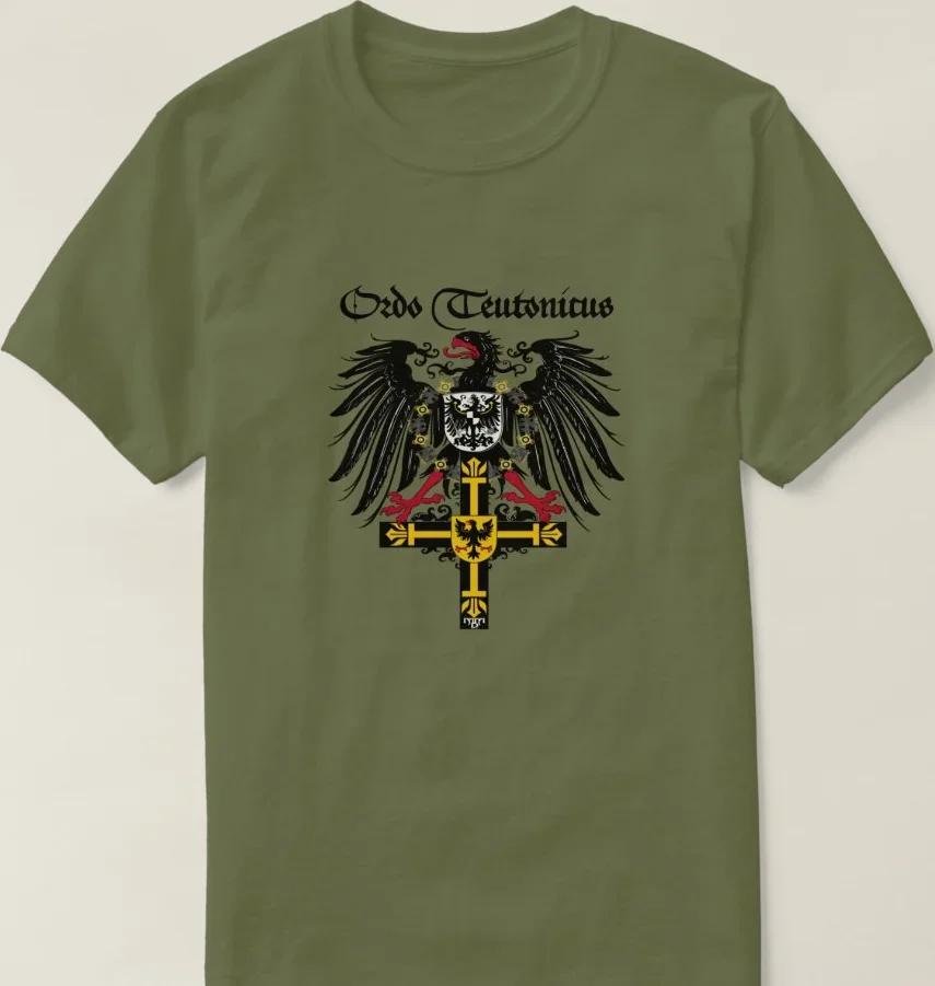 Fashion Manga New Teutonic Knights Emperor Eagle Cross German Medal T-Shirt. Summer Cotton Short Sleeve O-Neck Mens  New S-5xl