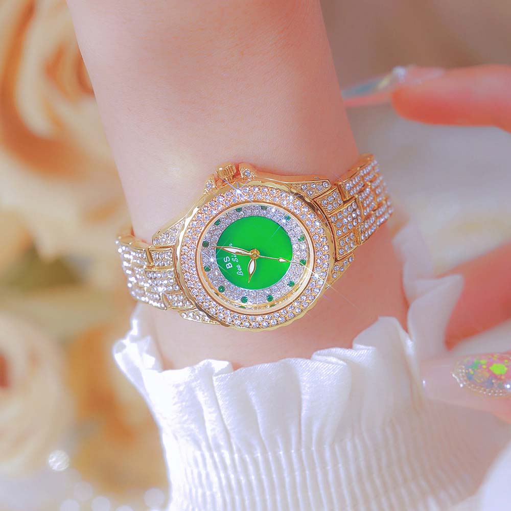 Designer Quartz Watches Luxury Diamond Woman Gold Silver Watch Waterproof Elegant Dress Style Ladies Gifts