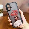 Hot Singer Lana Del Rey Matte Phone Case For Apple IPhone 16 16E 15 14 13 12 11 Pro XR XS X 8 7 SE Plus Max Clear Hard Funda