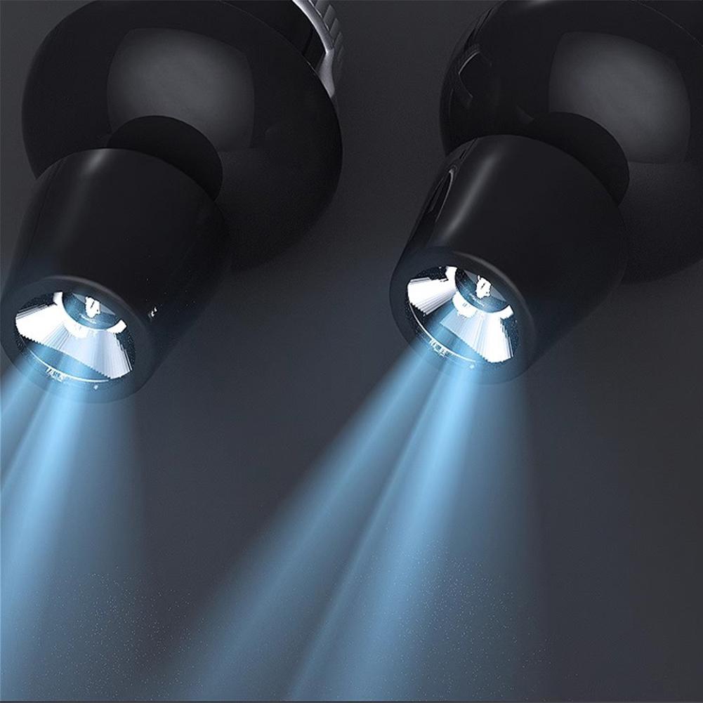 2Pcs Car Rearview Mirror Welcome Angel Wings Light Dynamic Carpet Light Ambient Light Decorative Atmosphere Light
