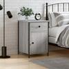 VidaXL Bedside Table Sonoma Grey 40x42x60 Cm Engineered Wood 825909
