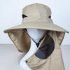 Foldable Sun Protections Hat Hikings Camping Casual Fishing Caps with Neck Flap