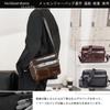Meigardass Genuine Leather Mini Shoulder Horizontal Shoulder Messenger Crossbody Practical for Formal and Commuting Men's Bag, Pouch, Pouch, Bag, Bag,